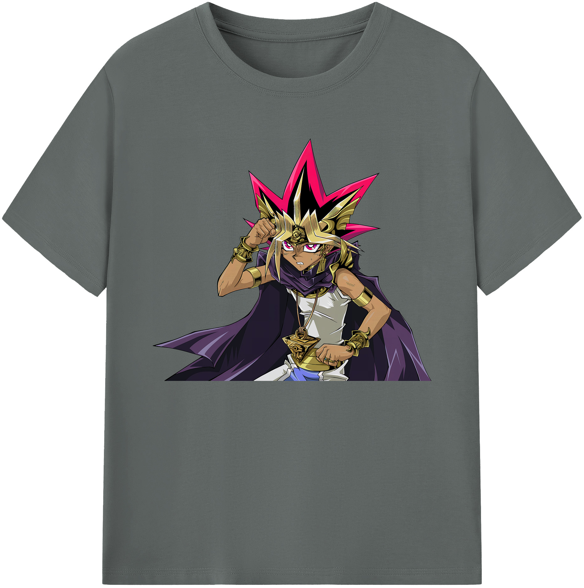 （画像用） 遊☆戯☆王 Yu-Gi-Oh! 綿100％ メンズ半袖Tシャツ｜肌触りやわらか＆通気性